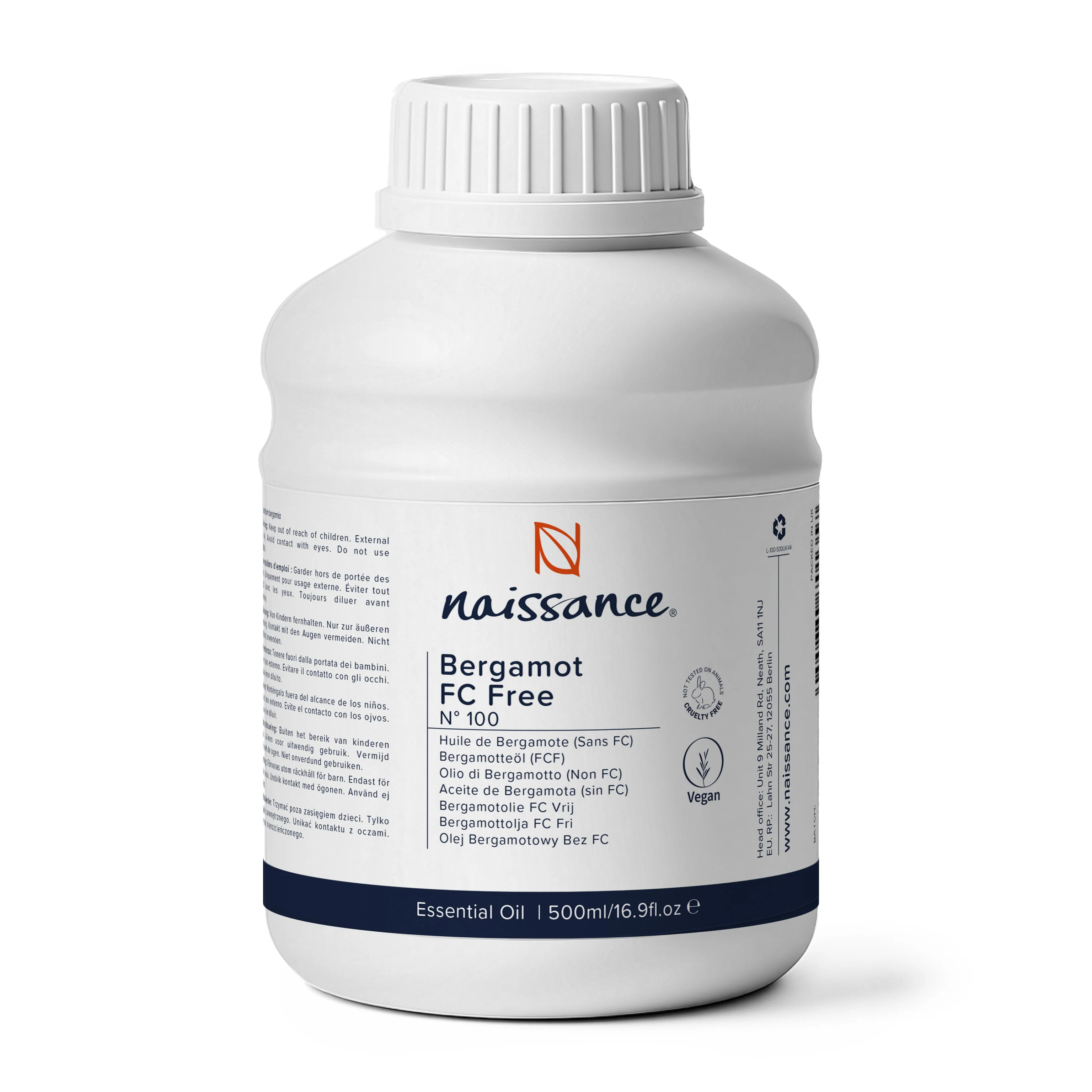 Bergamot FC Free Essential Oil (No. 100) Trade