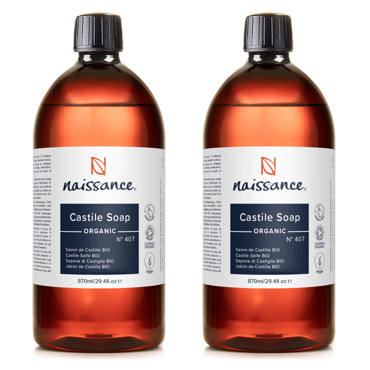 Castile Liquid Soap Organic (No. 407) - Image 3