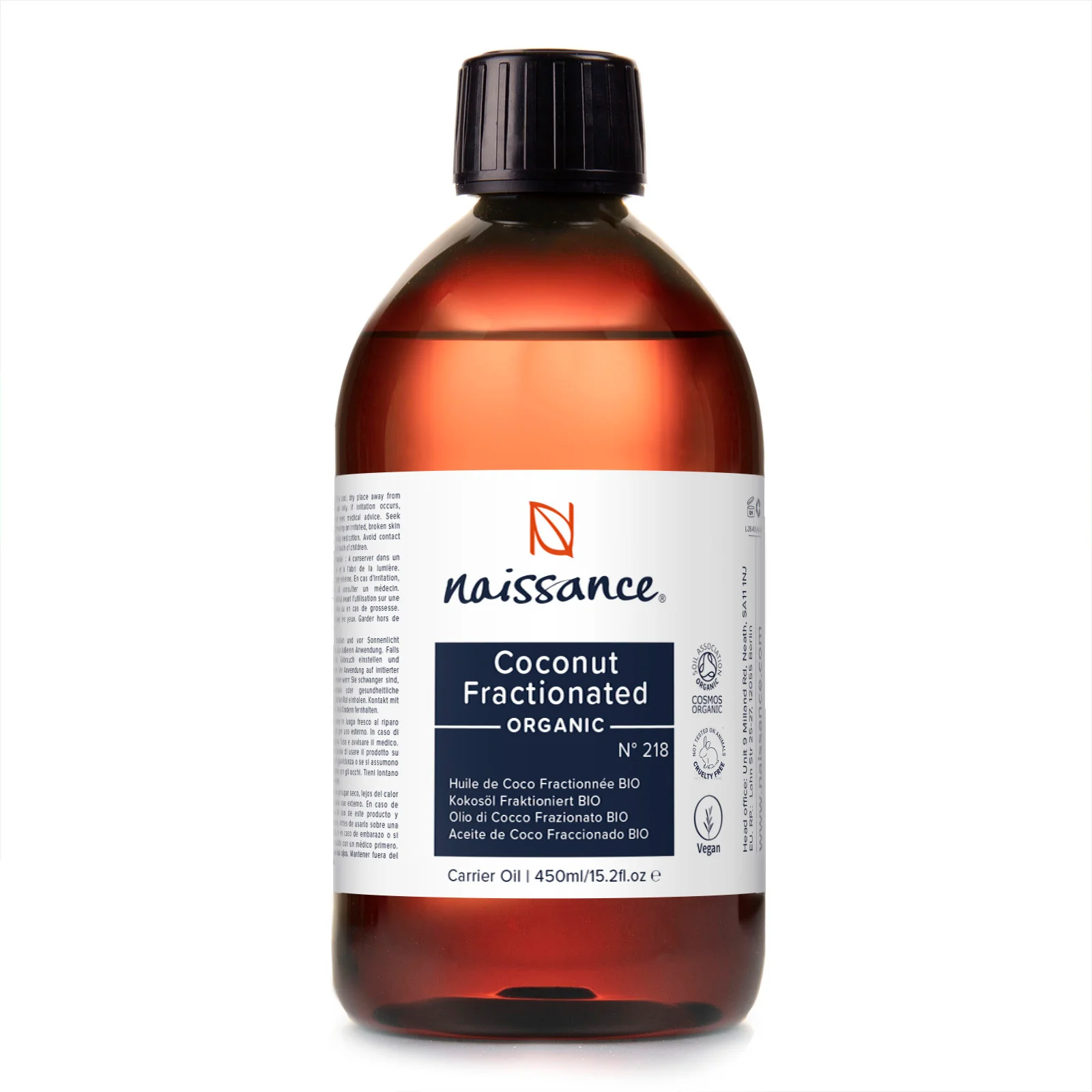 Coconut Fractionated Organic Oil (No. 218) - Image 3