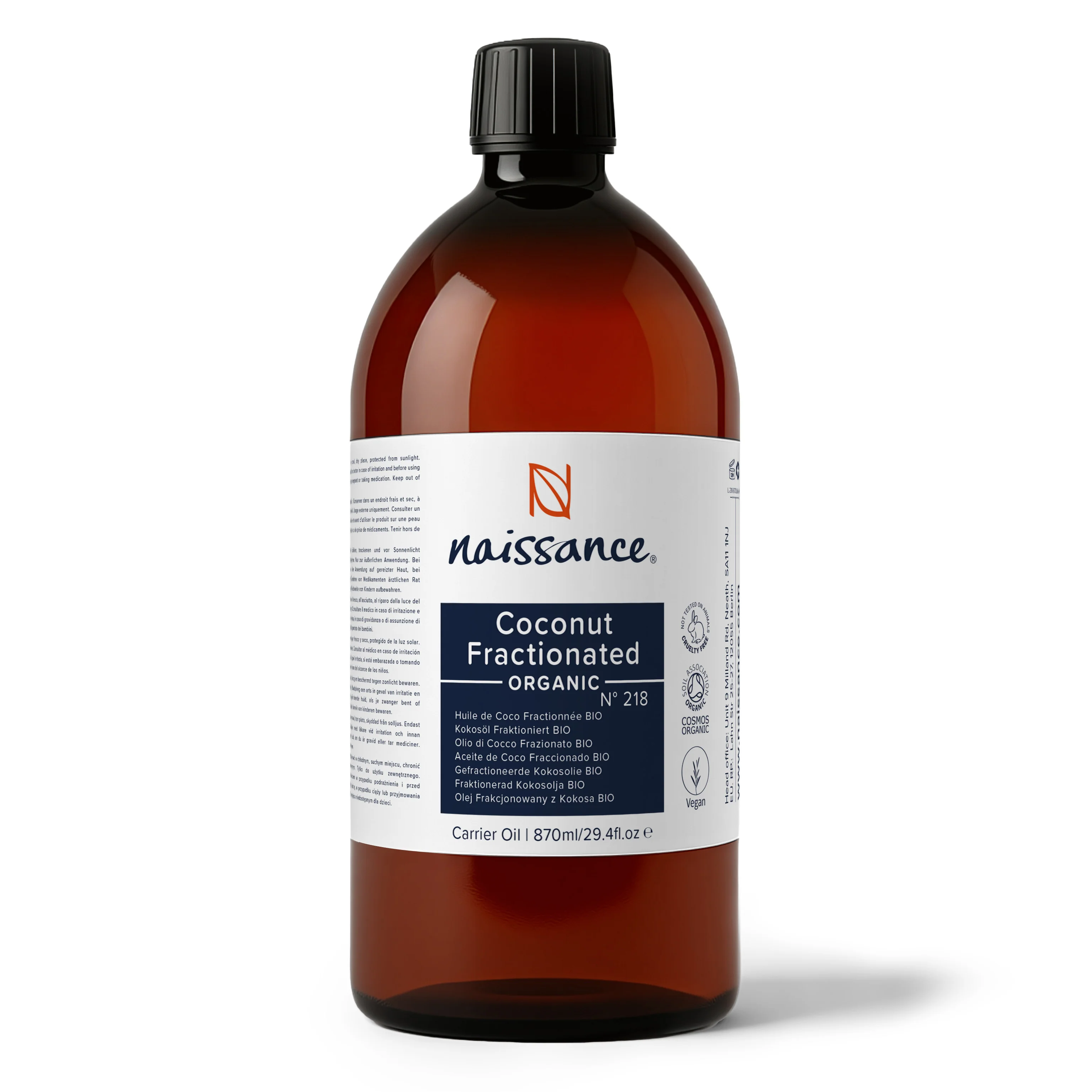 Coconut Fractionated Organic Oil (No. 218) - Image 2