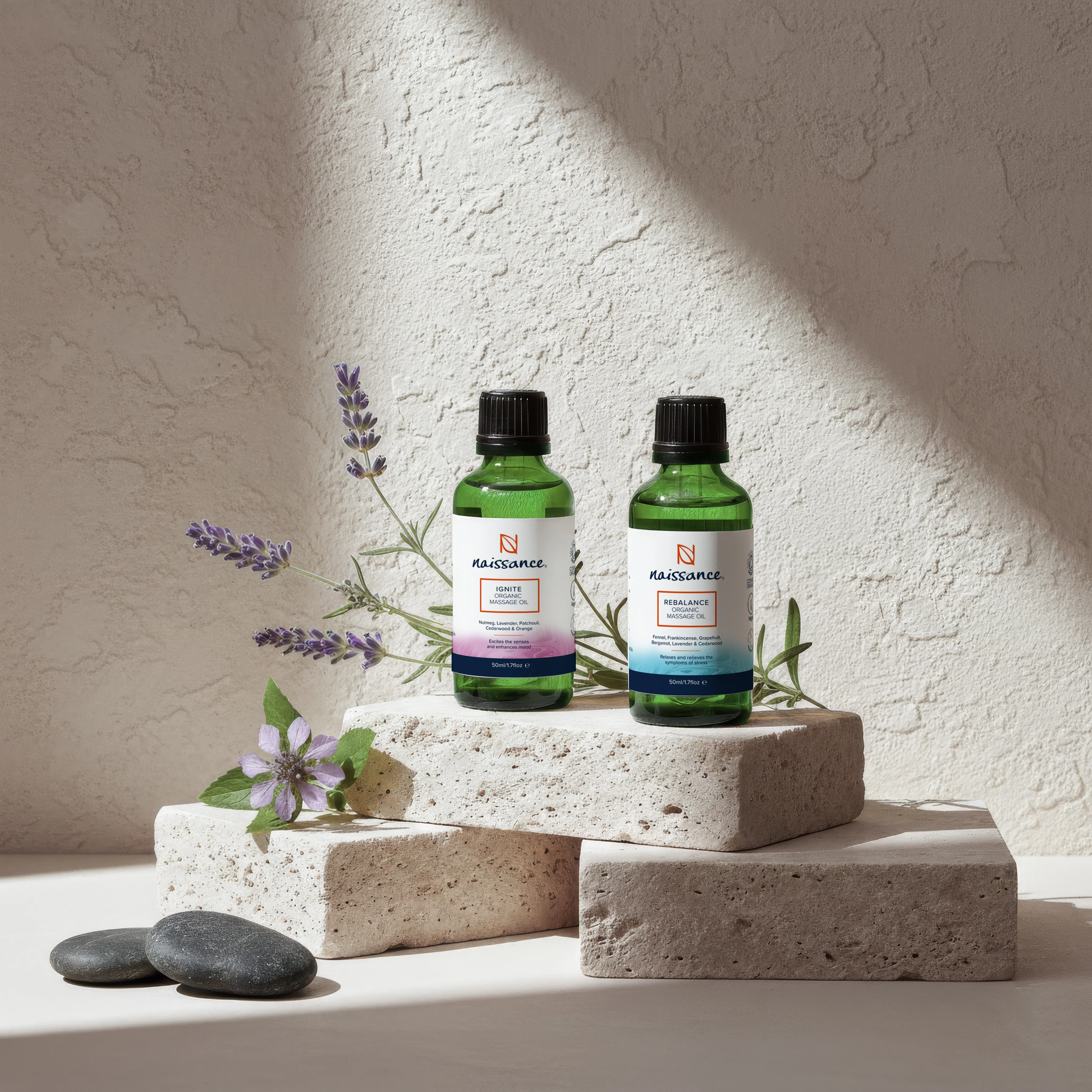 Ignite & Rebalance Organic Massage Oil Set - Image 3
