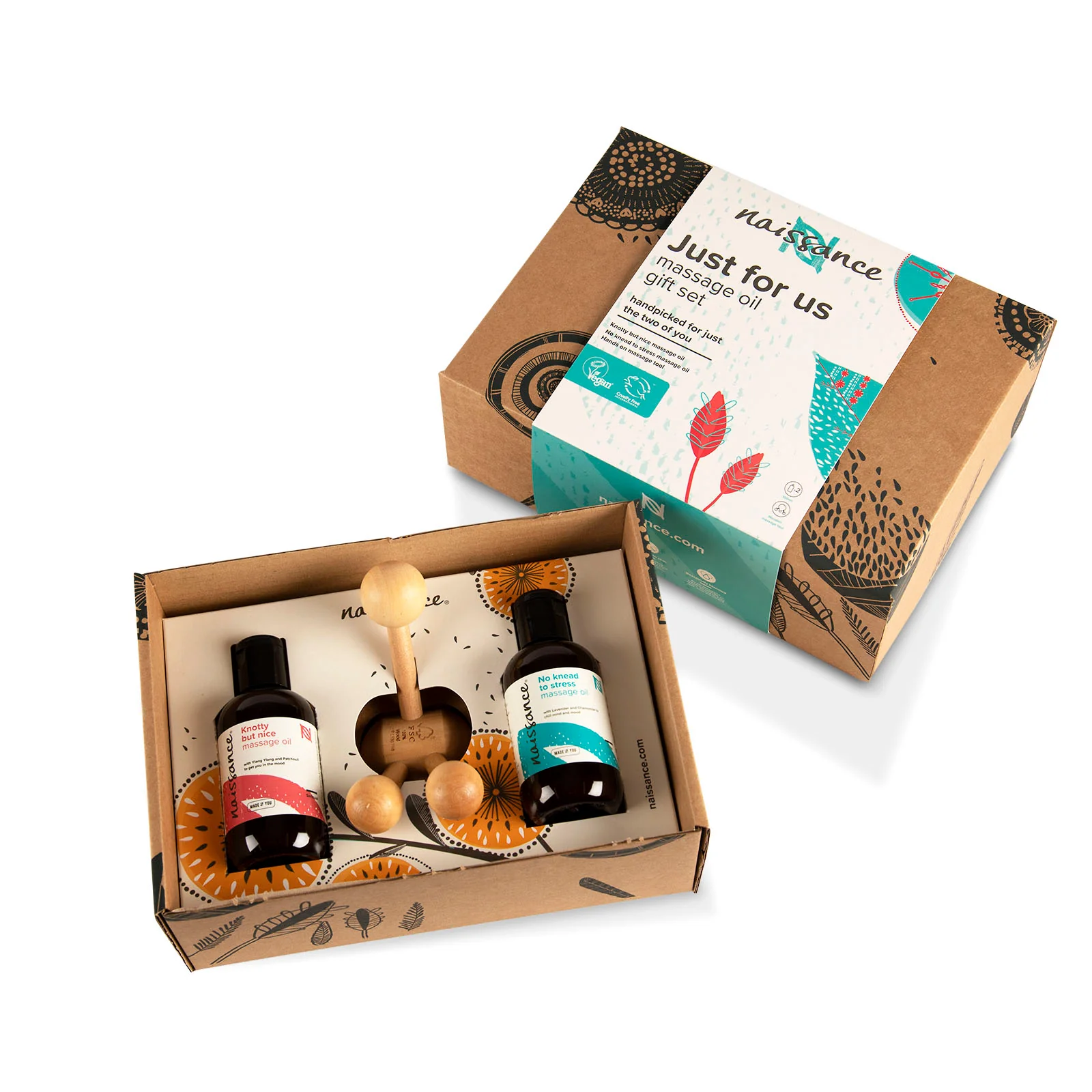Just for Us Massage Oil Gift Set - Image 2