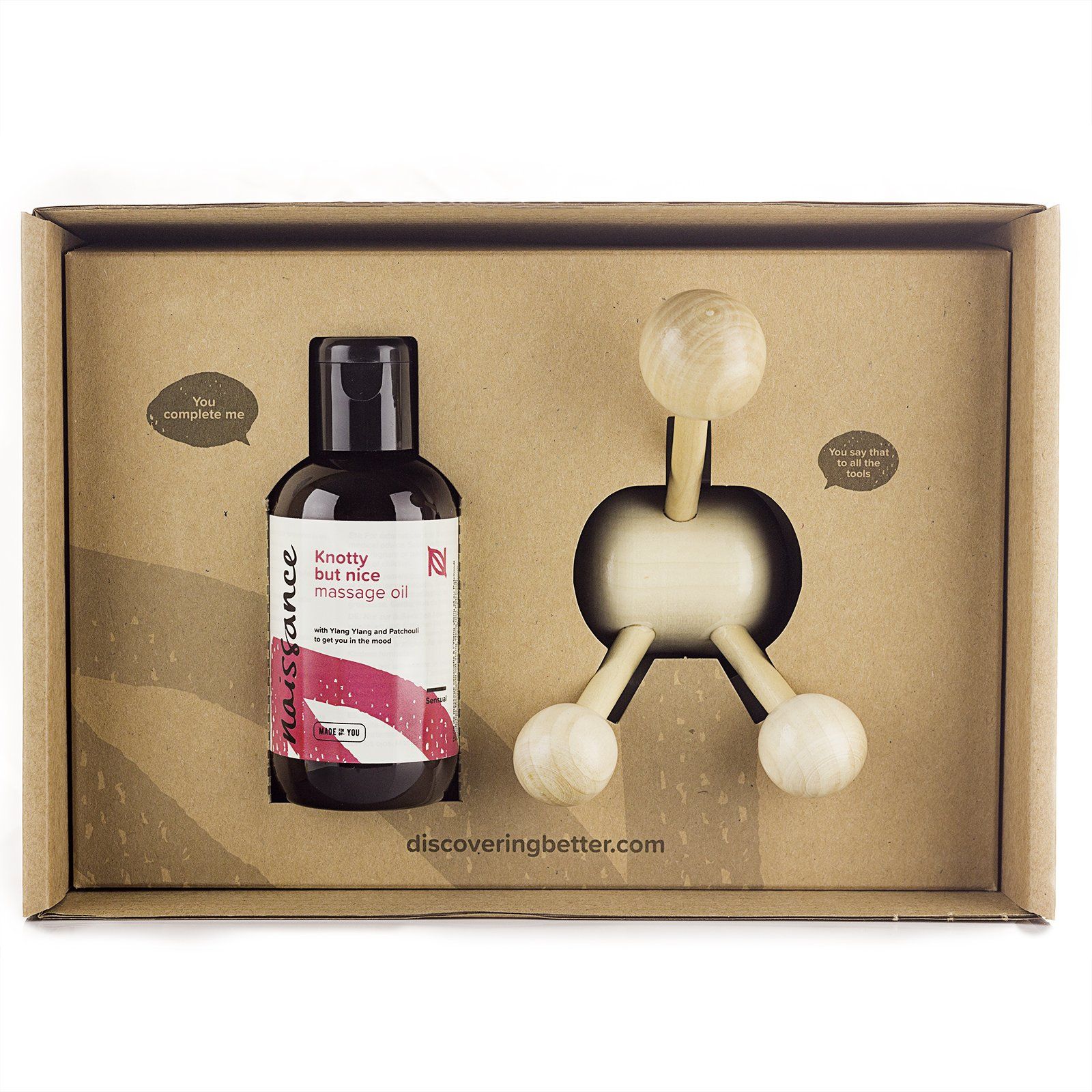 Knotty But Nice Massage Oil Gift Set - Image 3