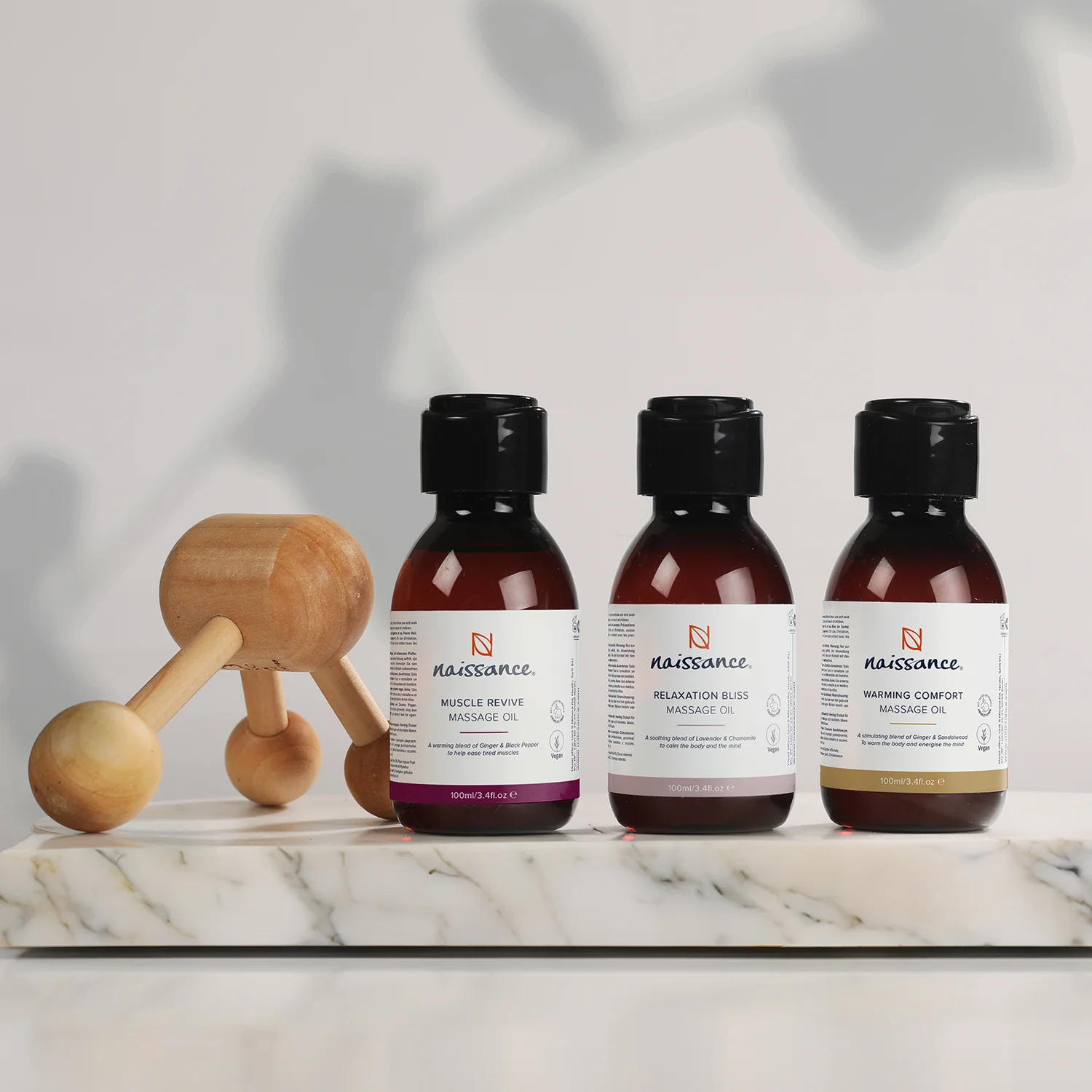 Massage Oil Collection with Wooden Massager - Image 6