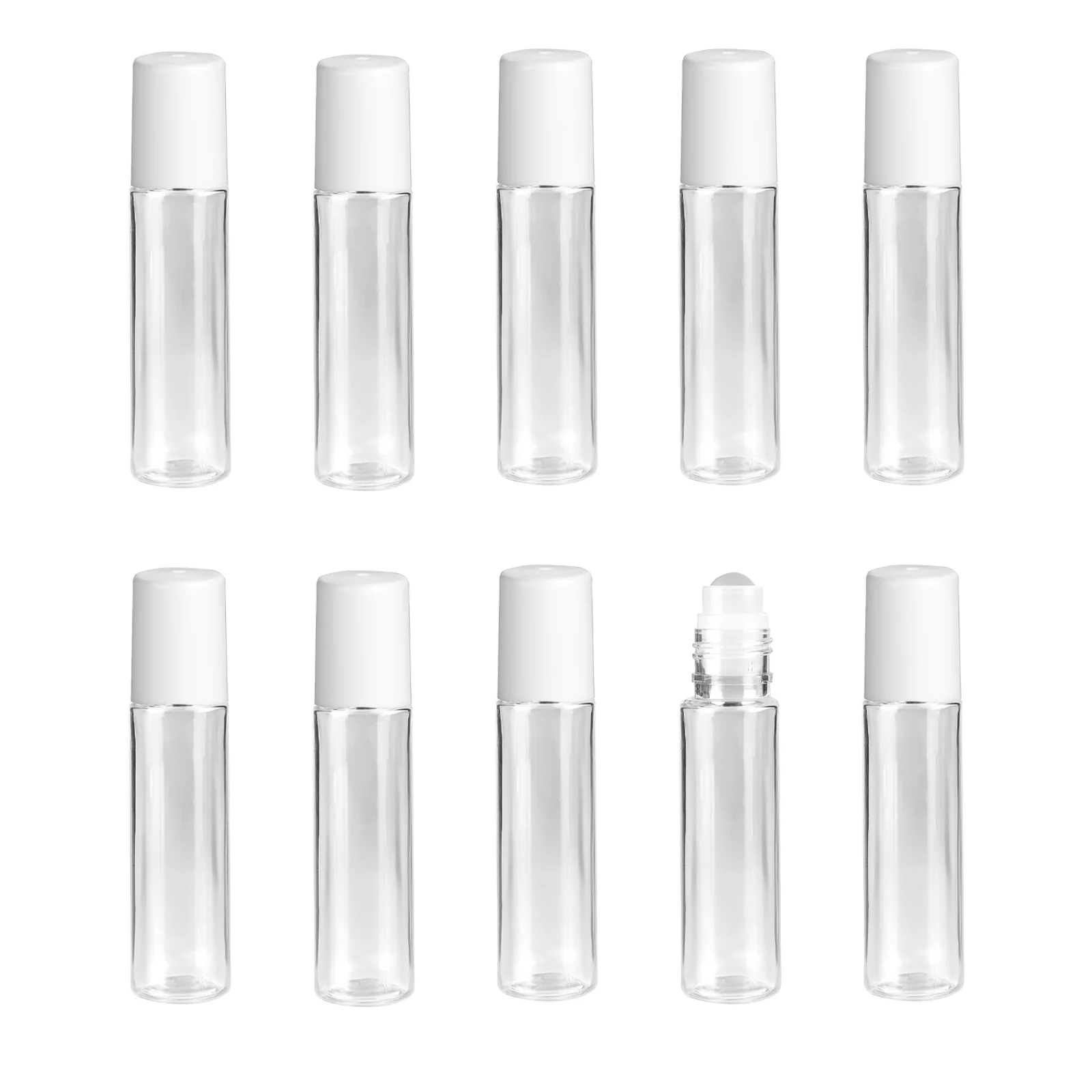 Roller Bottle with Plastic Roller Ball - Pack of 10 | 10ml
