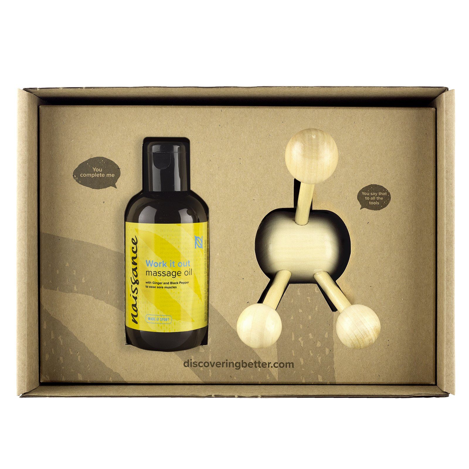 Work It Out Massage Oil Gift Set - Image 3
